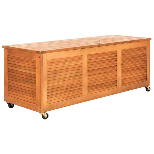 Safavieh Abri Water Resistant Eucalyptus Solid Wood Deck Box & Reviews